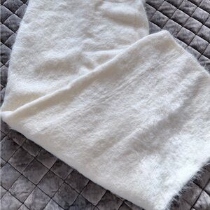 Guess by Marciano White Fuzzy Midi Skirt